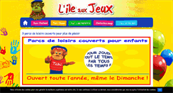 Desktop Screenshot of ile-aux-jeux.com