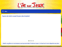 Tablet Screenshot of ile-aux-jeux.com